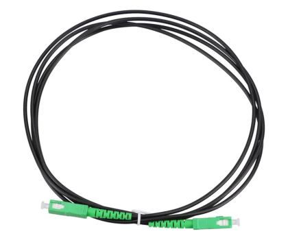 Kabel komputerowy ExtraLink SC/APC-SC/APC Czarny Patchcord Jednomodowy Simplex 3mm 2m